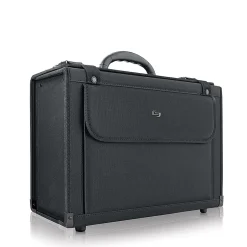 Solo New York Classic 16" Laptop Briefcase, Black Vinyl (PV50-4)