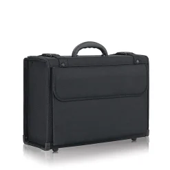 Solo New York Classic 16" Laptop Briefcase, Black Vinyl (PV50-4)
