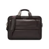 Solo New York Classic Leather Briefcase, Laptop Compatible, Espresso (D941-3)