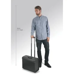 Solo New York Classic Rolling Catalog Case, Black (K74-4)