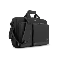 Solo New York Duane Hybrid Polyester Briefcase, Laptop Compatible, Black (UBN310-4)