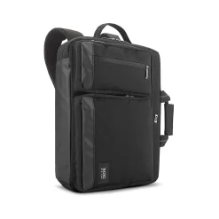 Solo New York Duane Hybrid Polyester Briefcase, Laptop Compatible, Black (UBN310-4)