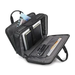Solo New York Midtown Collection Paramount Laptop Briefcase, Black Polyester (SGB300-4)