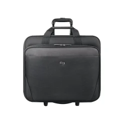 Solo New York Midtown Empire Laptop Rolling Briefcase, Black Polyester (CLS910-4)