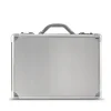 Solo New York Midtown Fifth Avenue Hard-Sided Aluminum Attache, Laptop Compatible, Titanium (AC100-10)