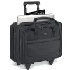 Solo New York Midtown Laptop Rolling Briefcase, Black Polyester (B100-4)