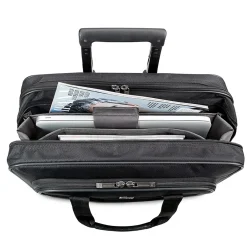 Solo New York Midtown Laptop Rolling Briefcase, Black Polyester (B100-4)