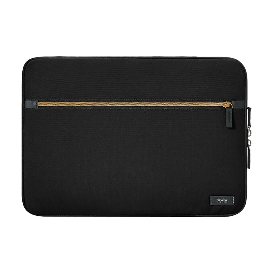 Solo New York Mott 15.6" Polyester Laptop Sleeve, Black (EXE100-4)