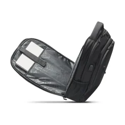 Backpacks<Solo New York Re:Define Laptop Backpack, Medium, Black (UBN708-4)