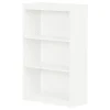 Axess 3-Shelf Bookcase, Pure White (7250766C) Bookcases
