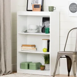 Axess 3-Shelf Bookcase, Pure White (7250766C) Bookcases