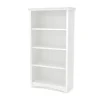 New Gascony Standard 4-Shelf Bookcase, Pure White (7360767) Bookcases
