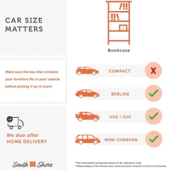 New Gascony Standard 4-Shelf Bookcase, Pure White (7360767) Bookcases