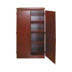 Hot Morgan 60" Storage Cabinet with 4 Shelves, Royal Cherry (7206970) Storage Cabinets
