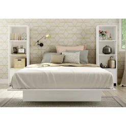 Outlet Step One Narrow 3-Shelf Bookcase with Door, (10249) Bookcases