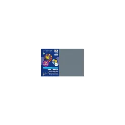 Hot 12" x 18" Construction Paper, Slate, 50 Sheets/Pack (P103060) Construction Paper