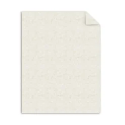 New 25% Cotton Business Paper, 8.5" x 11", 24 lb. Linen Finish, White, 100 Sheets/Pack (P554CK) Resume Paper