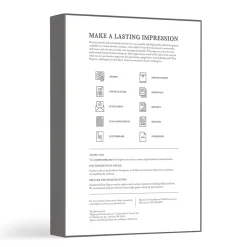 Sale 8.5" x 11" Business Paper, 32 Lbs., Linen, 250/Box (J558C) Resume Paper