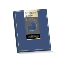 Clearance Certificate Holders, 8.5" x 11", Navy, 5/Pack (PF6) Awards & Certificates