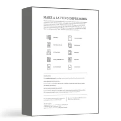 Diamond White 8.5" x 11" Business Paper, 24 Lbs., Wove, 500/Box (31-224-10) Resume Paper