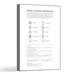 Discount Linen Resume 100% Recycled 8.5" x 11" Multipurpose Paper, 32 Lbs., 100 Brightness (RD18BCFLN) Multipurpose Paper