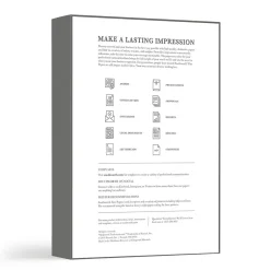 Clearance 8.5"W x 11"L Laser Paper, 24 lbs., 95 Brightness, 500/Box (31-724-10) Resume Paper