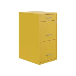 Hot SOHO Organizer 3-Drawer Vertical File Cabinet, Letter Size, Lockable, Goldfinch (25280) File Cabinets