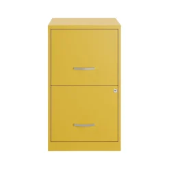 Outlet SOHO Smart File 2-Drawer Vertical File Cabinet, Letter Size, Lockable, Goldfinch (25272) File Cabinets