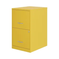 Outlet SOHO Smart File 2-Drawer Vertical File Cabinet, Letter Size, Lockable, Goldfinch (25272) File Cabinets