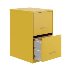 Outlet SOHO Smart File 2-Drawer Vertical File Cabinet, Letter Size, Lockable, Goldfinch (25272) File Cabinets