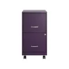 New SOHO Smart File 2-Drawer Mobile Vertical File Cabinet, Letter Size, Lockable, Midnight Purple (25277) File Cabinets
