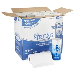 Paper Towels<Sparkle Professional Series Paper Towels, 2-ply, 70 Sheets/Roll, 30 Rolls/Pack (2717201)