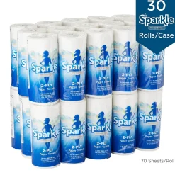 Paper Towels<Sparkle Professional Series Paper Towels, 2-ply, 70 Sheets/Roll, 30 Rolls/Pack (2717201)