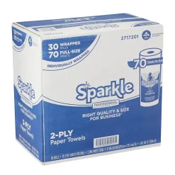 Paper Towels<Sparkle Professional Series Paper Towels, 2-ply, 70 Sheets/Roll, 30 Rolls/Pack (2717201)