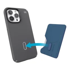 Cell Phone Cases<Speck ClickLock MagSafe Wallet for iPhones, Coastal Blue/Space Blue (150423-1041)