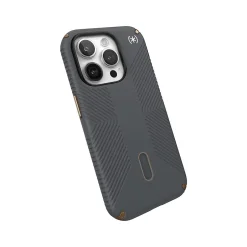 Cell Phone Cases<Speck Presidio 2 Grip MagSafe ClickLock Phone Case for iPhone 15 Pro, Charcoal Gray/Cool Bronze (150447-3212)