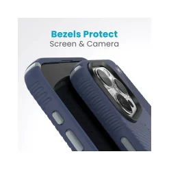 Cell Phone Cases<Speck Presidio 2 Grip MagSafe ClickLock Phone Case for iPhone 15 Pro Max, Coastal Blue/Dust Gray (150463-3206)