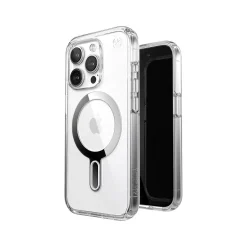 Cell Phone Cases<Speck Presidio Perfect-Clear MagSafe Case for iPhone 15 Pro, Clear/Chrome (150449-3199)