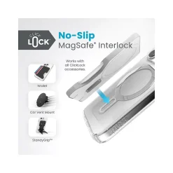 Cell Phone Cases<Speck Presidio Perfect-Clear MagSafe Case for iPhone 15 Pro, Clear/Chrome (150449-3199)