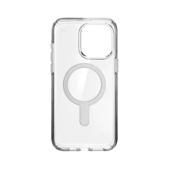 Cell Phone Cases<Speck Presidio Perfect-Clear MagSafe ClickLock Phone Case for iPhone 15 Pro Max, Clear/Chrome (150465-3199)