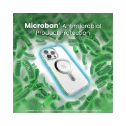 Cell Phone Cases<Speck Presidio Perfect-Clear MagSafe ClickLock Phone Case for iPhone 15 Pro Max, Clear/Chrome (150465-3199)