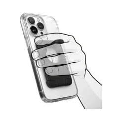 Speck StandyGrip for MagSafe Phone Hand Grip/Viewing Stand with ClockLock, Black (150424-1041)