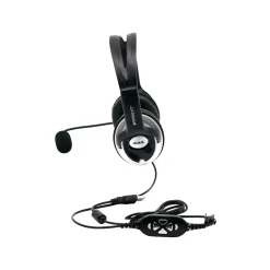 Spracht Noise-Canceling Stereo On-the-Ear Computer Headset, Black (ZUMWDUSB2)* Headsets