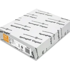 90 lb. Cardstock Paper, 8.5" x 11", White, 2000 Sheets/Case (015101CASE) Card Stock