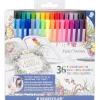 Staedtler Triplus Fineliner Marker, Assorted Colors, 36 Pack (33436JBLU) Discount