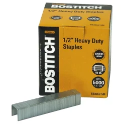 Bostitch Stanley Heavy-Duty Staples, 1/2", 5,000/BX (SB351/2-5M) Discount