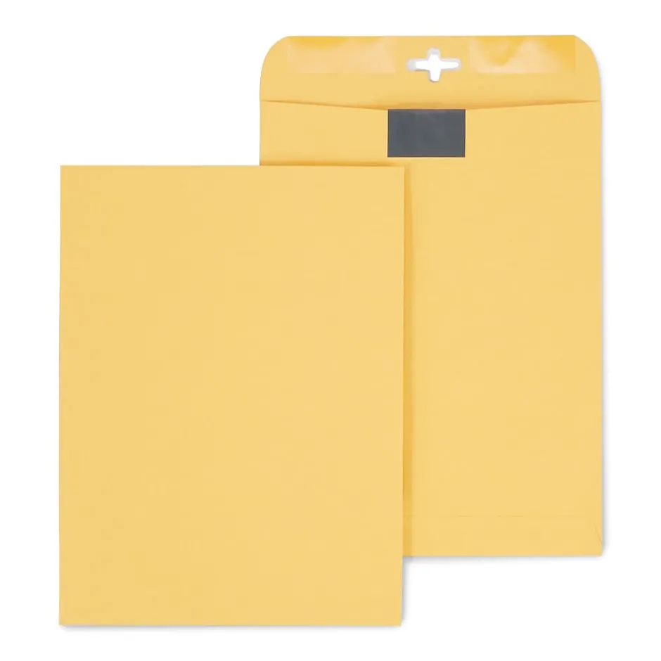 Staples #10 1/2 Kraft Catalog Envelope, 9" x 12", Kraft, 10/Pack (SPL901988)* Catalog