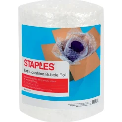 Staples 5/16" Bubble Roll, 12"W x 30'L (27176)* Bubble Rolls