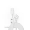 Extension Cords<Staples 6' Extension Cord, 3-Outlet, White (22134)