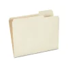 Staples 30% Recycled File Folders, 1/3-Cut Tab, Right Position, Letter Size, Manila, 100/Box (ST116822/116822)